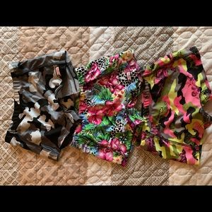 3 pairs of crazy pants